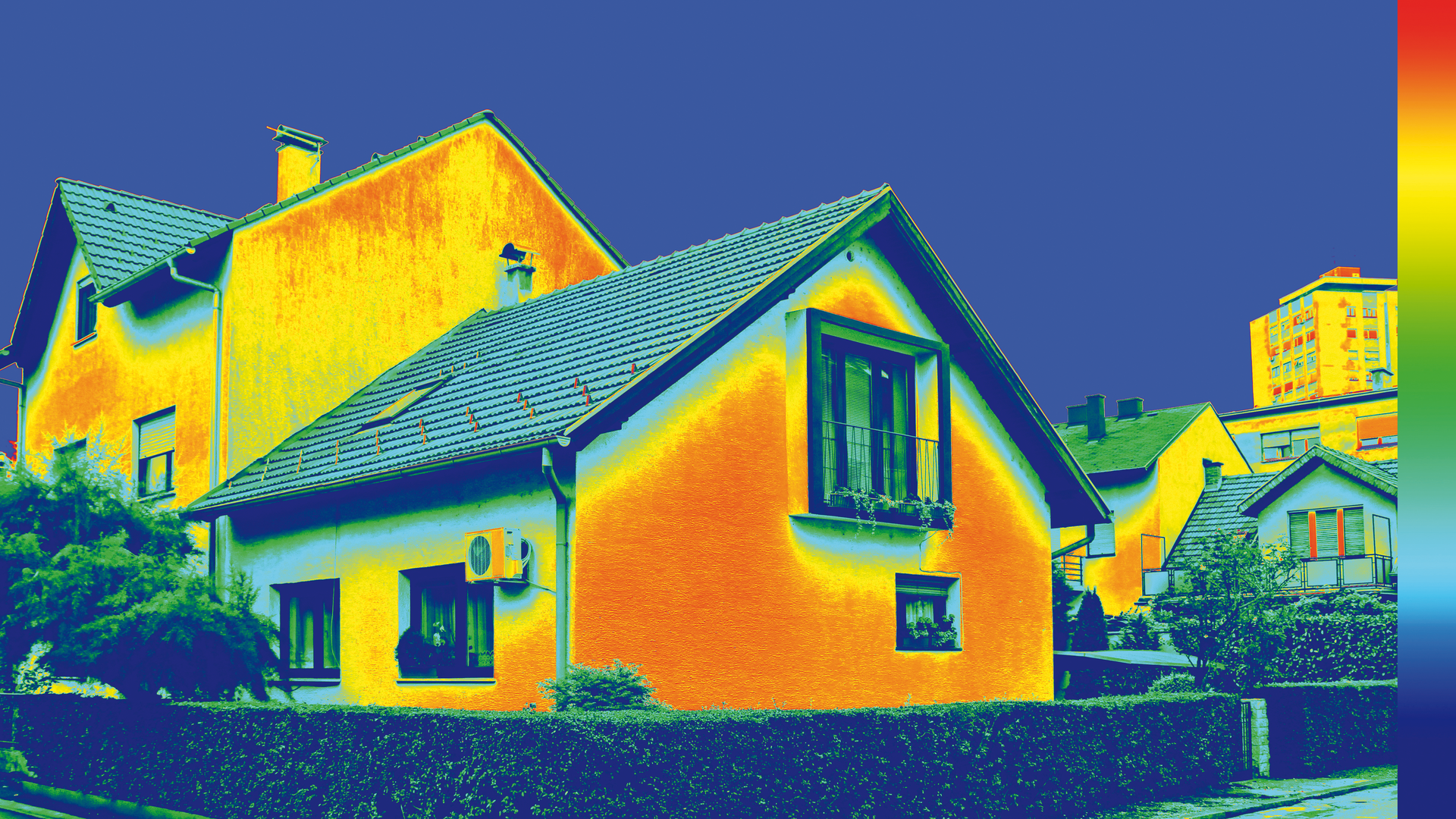 Thermal imaging of residential houses