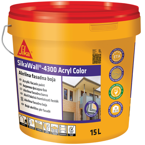 SikaWall®-4300 Acryl Color