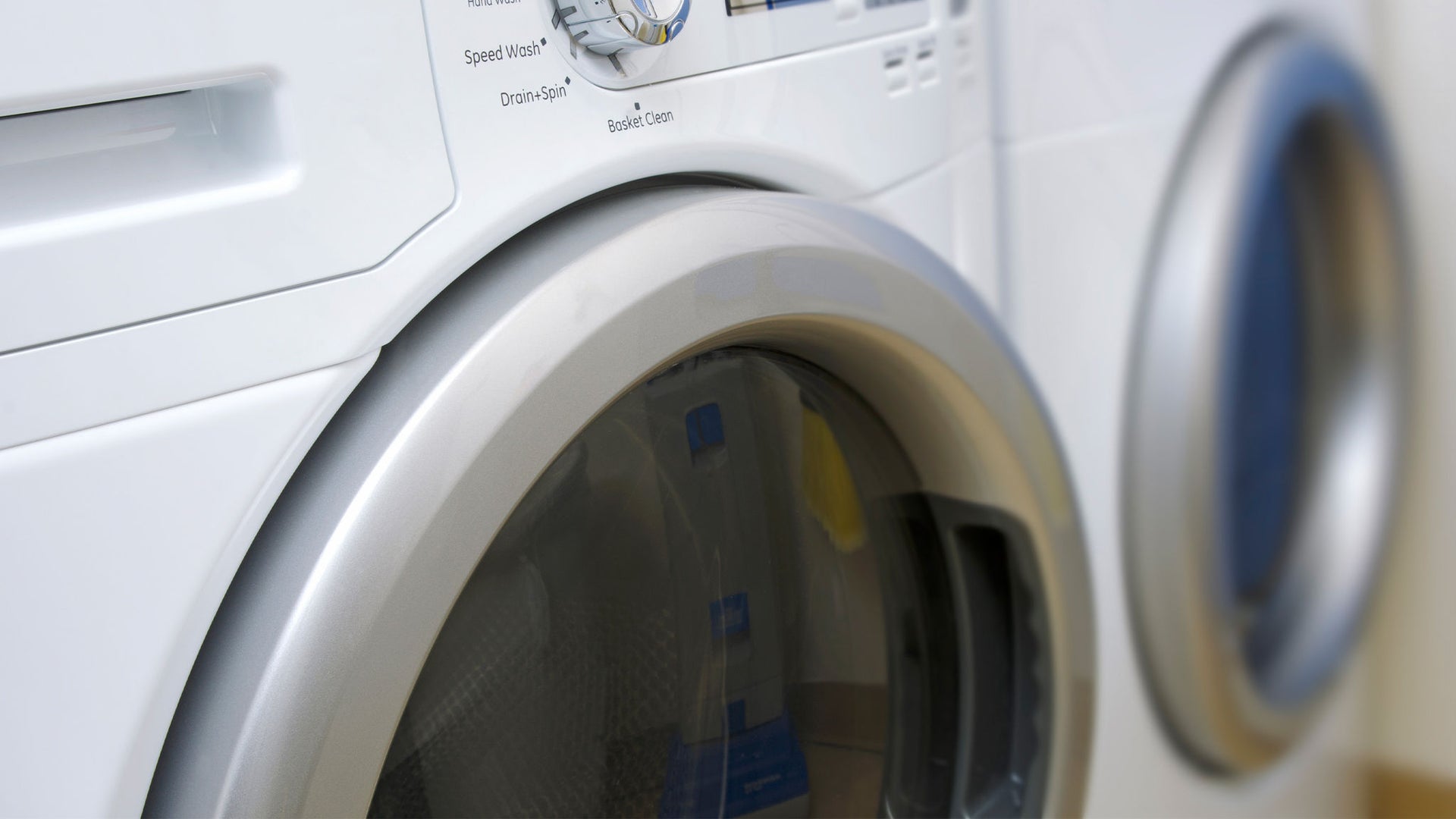 Close up wash machine