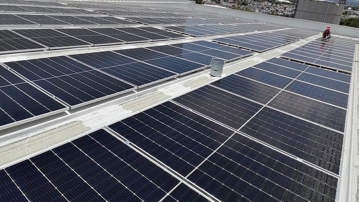Photovoltaic system at the Sika Querétaro plant in Mexico