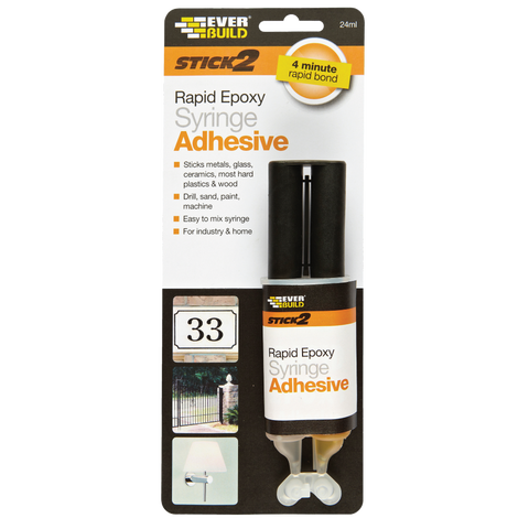 EVERBUILD STICK2® Rapid Epoxy Syringe
