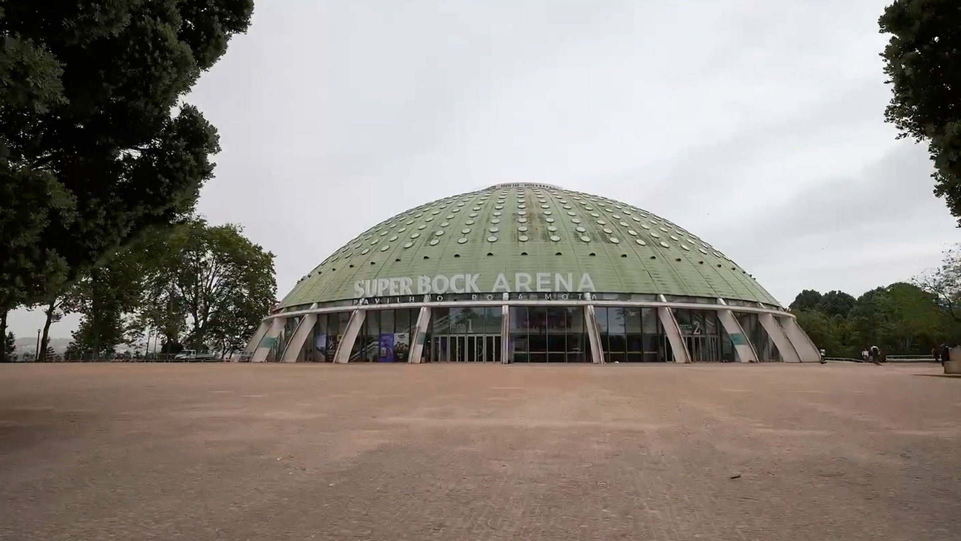 Super Bock Arena green domed event venue