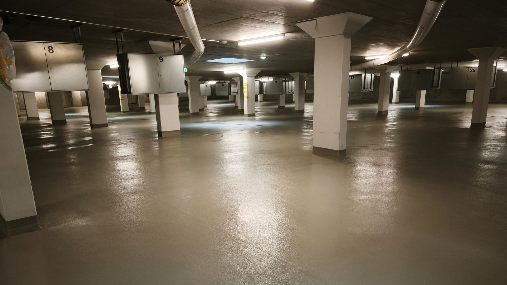 Parkhausbeschichtung mit One-Shot-System Sikalastic®-8800