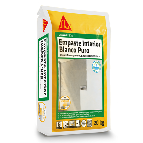 SikaWall®-324 Empaste Interior Monocomponente Blanco Puro