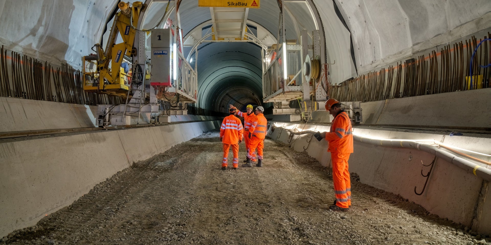 Working inside the Riedberg Tunnel SikaProof