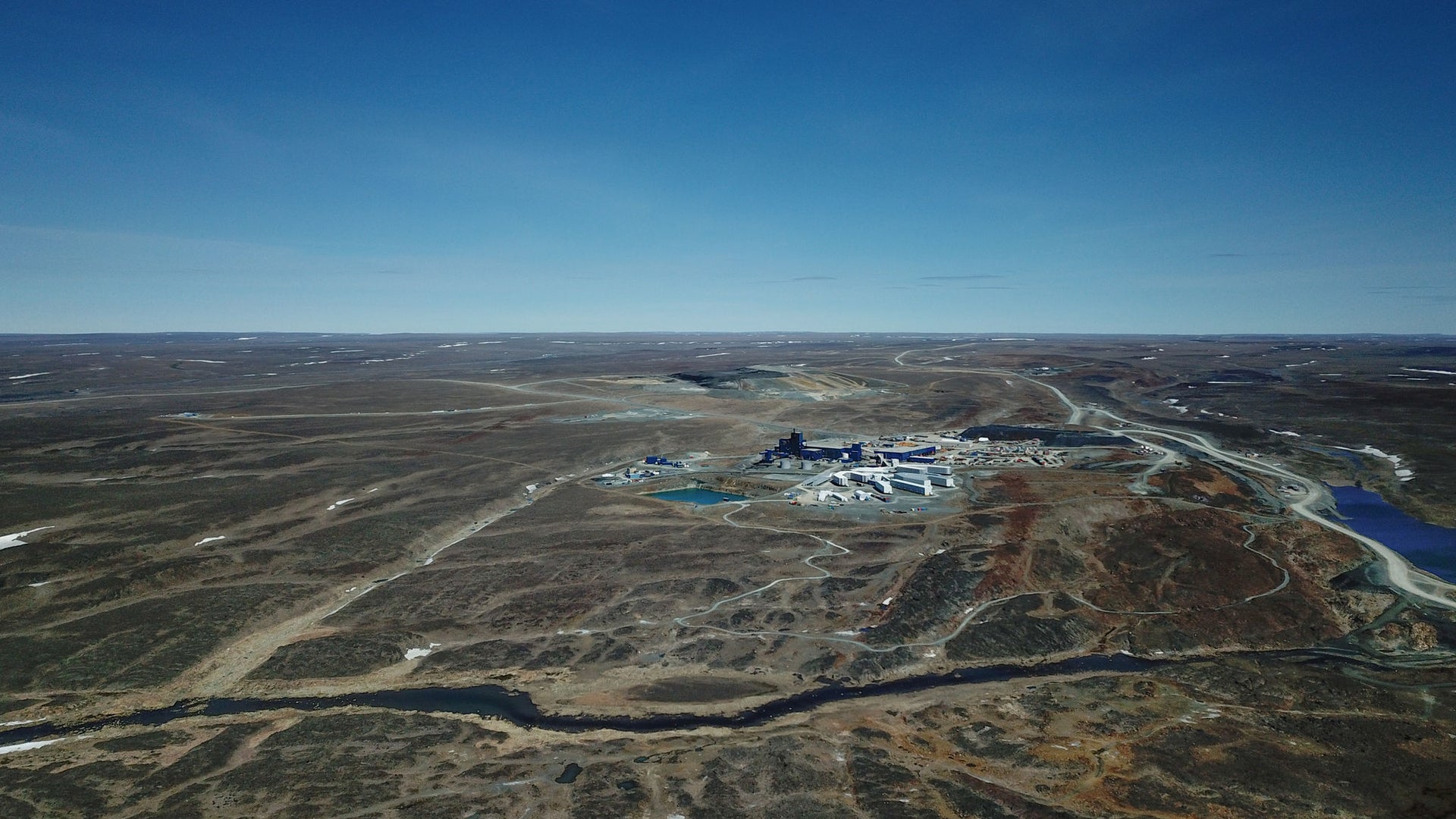 aerial photo of raglan mine