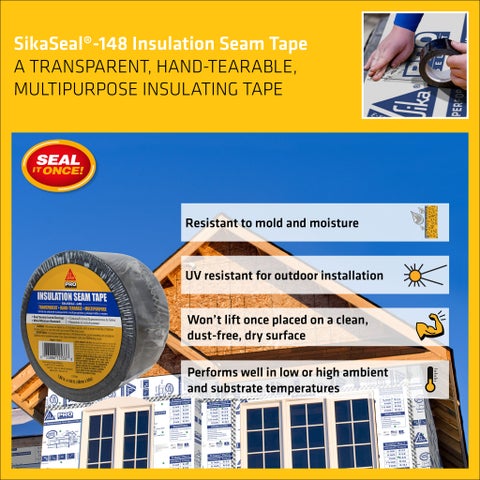 SikaSeal®-148 Insulation Seam Tape