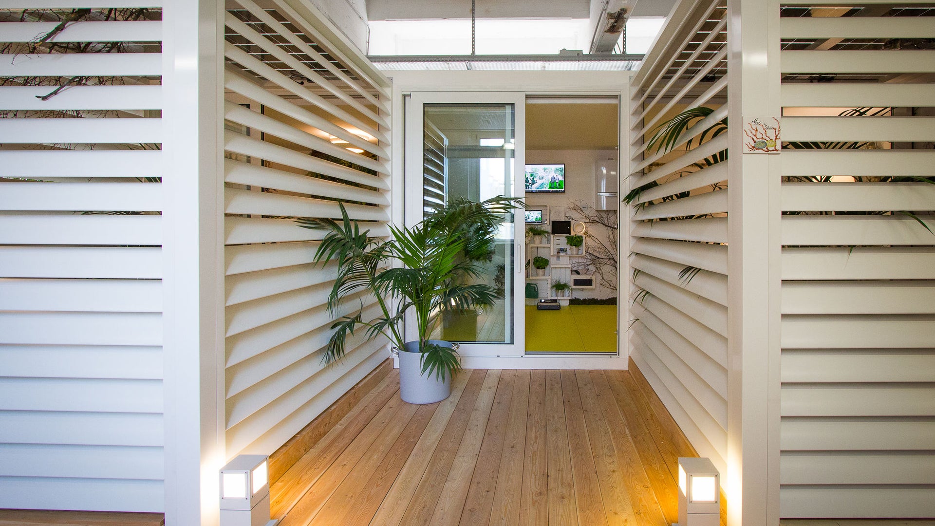 smart living entrance to property