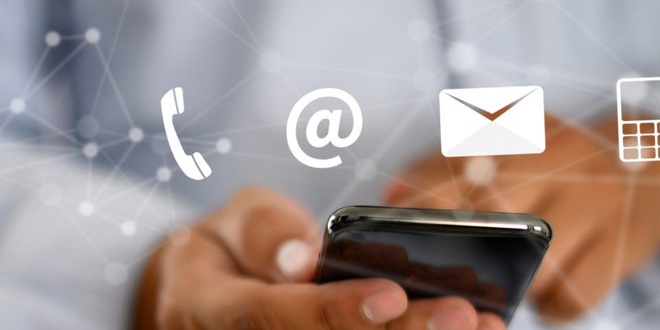 texting on phone