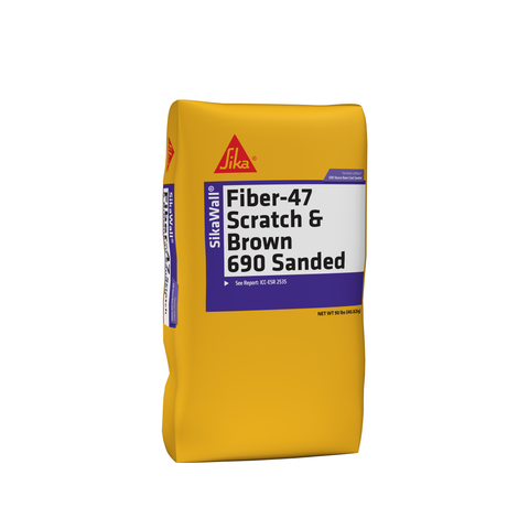 SikaWall® Fiber-47 Scratch & Brown 690 Sanded