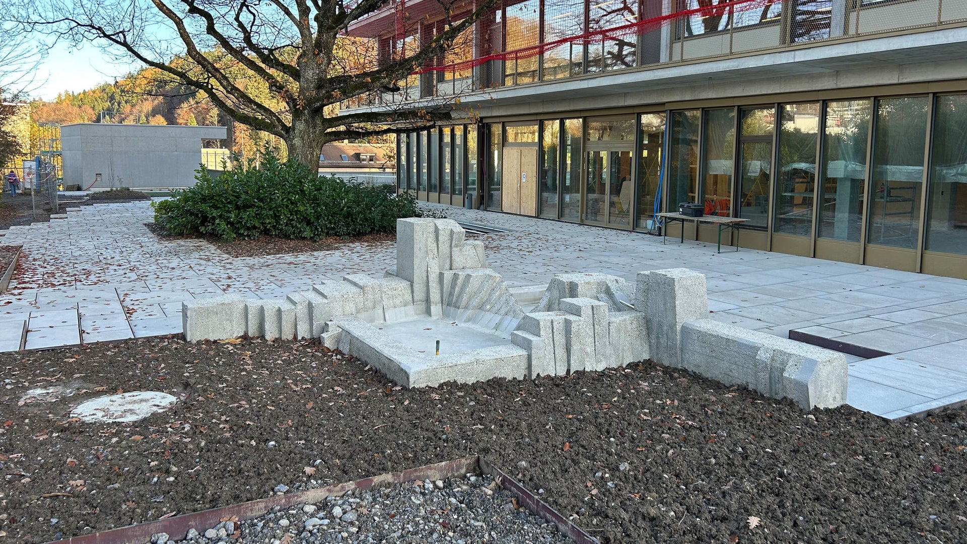 Sanierung Beton Brunnen Schule Riethuesli, St.Gallen