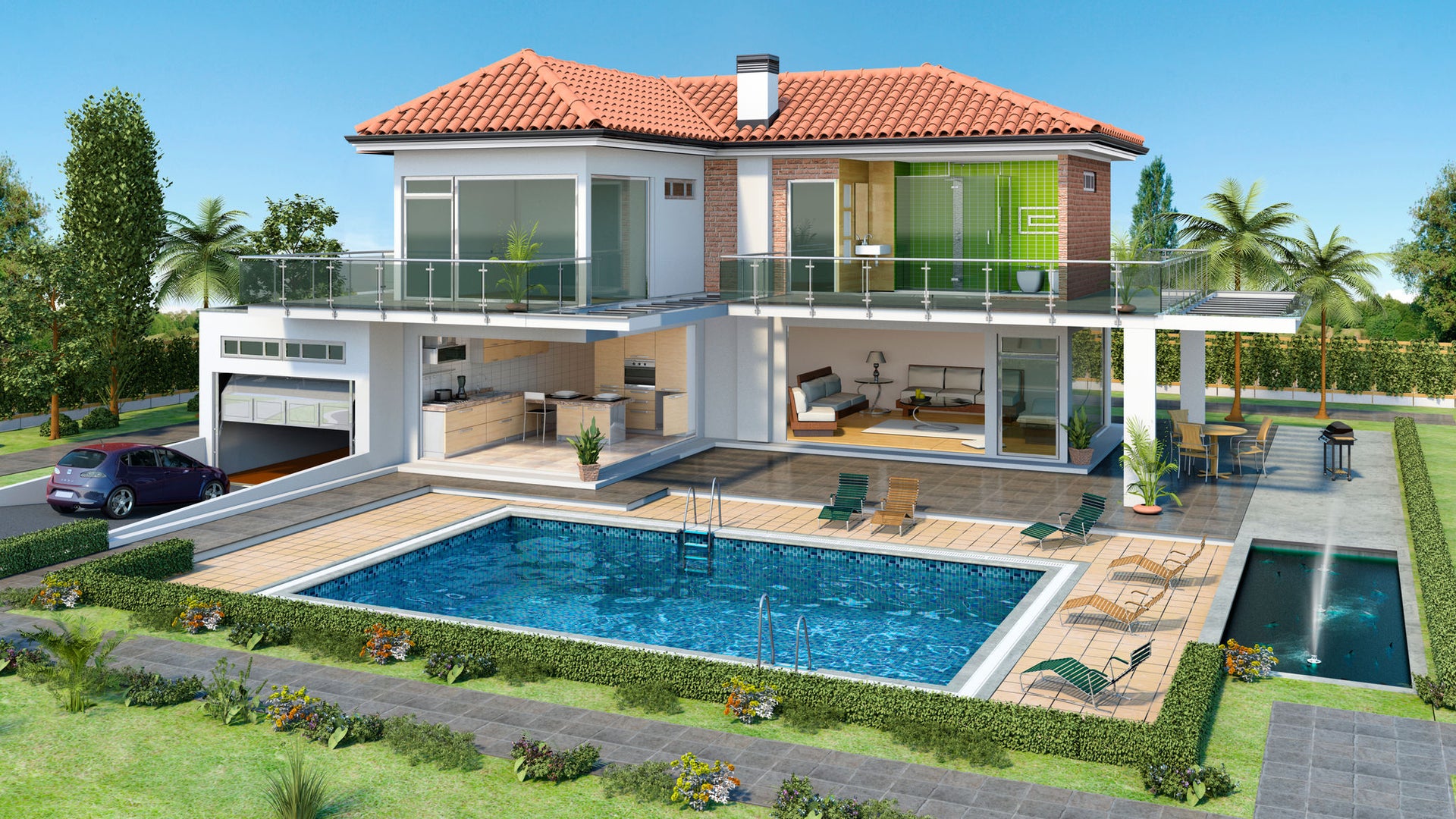 Tropical house to Show Sika competence