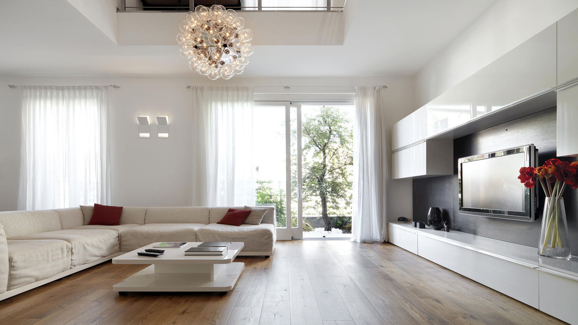 Living room in a residential building