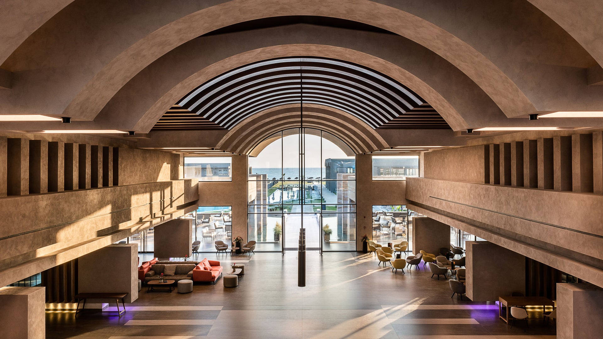 Euphoria Resort Spa reception area in Chanla Greece