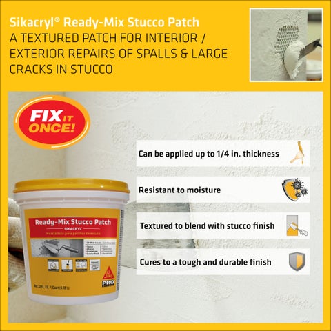 Sikacryl® Ready-Mix Stucco Patch