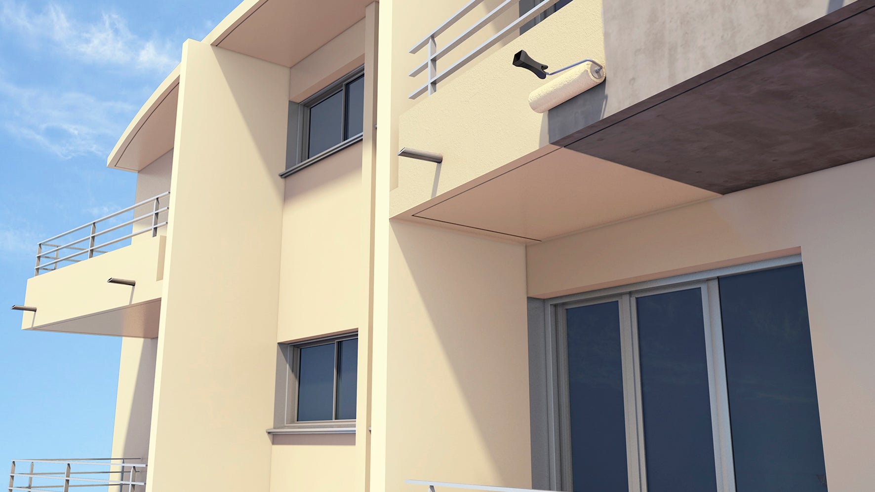 colorful drawing, colorful rendering, color rendering, color drawing, color image, colorful image. facade coatingAuthor: Ivan Camilo 
