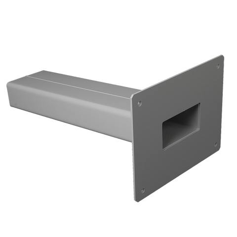 Notüberlauf eckig (PVC)