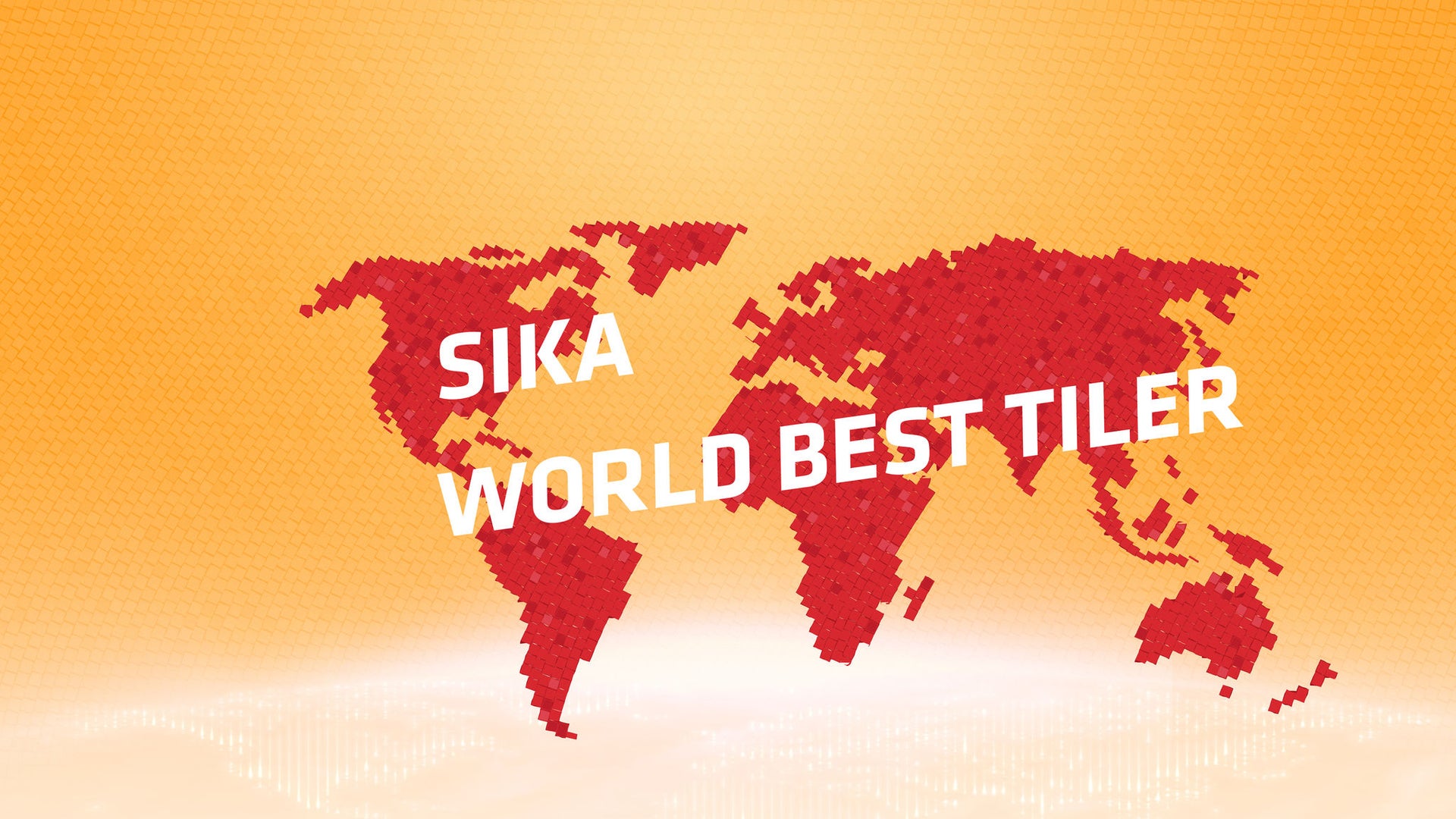 Sika World Best Tiler Global Map Graphic