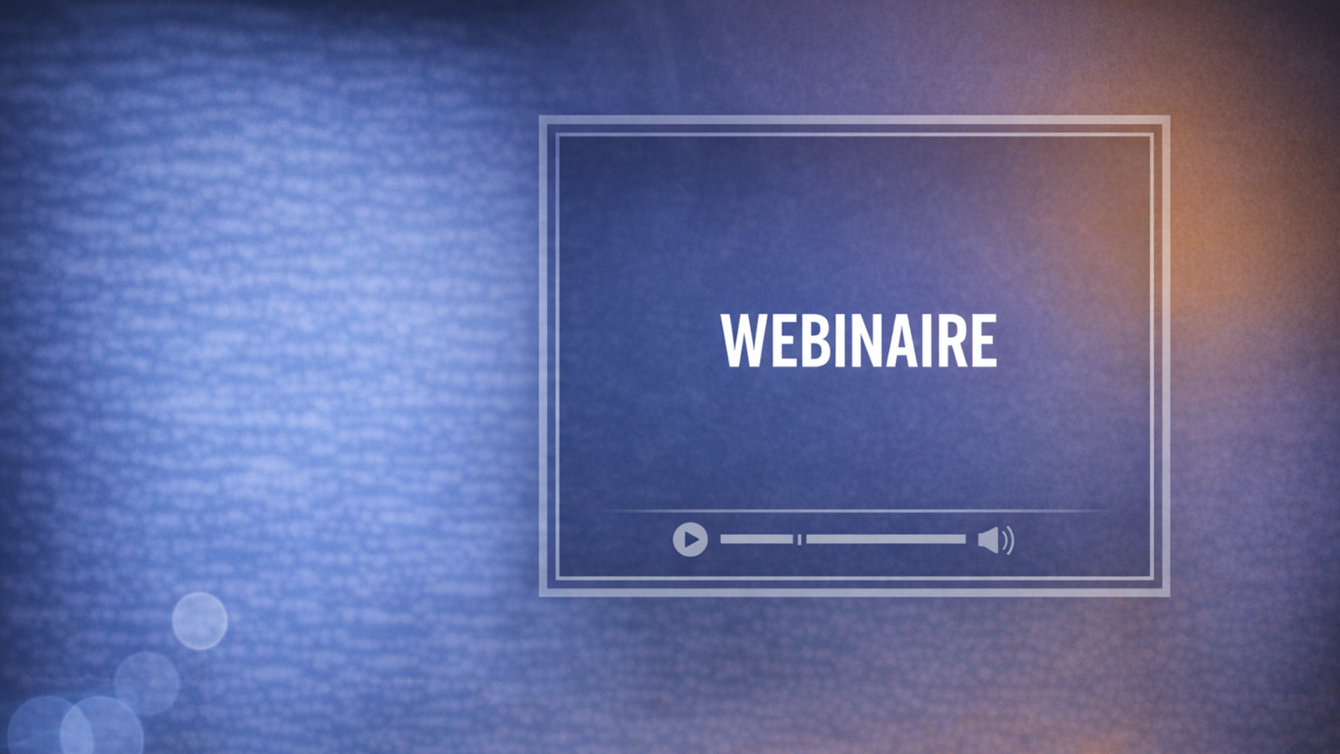 webinaires