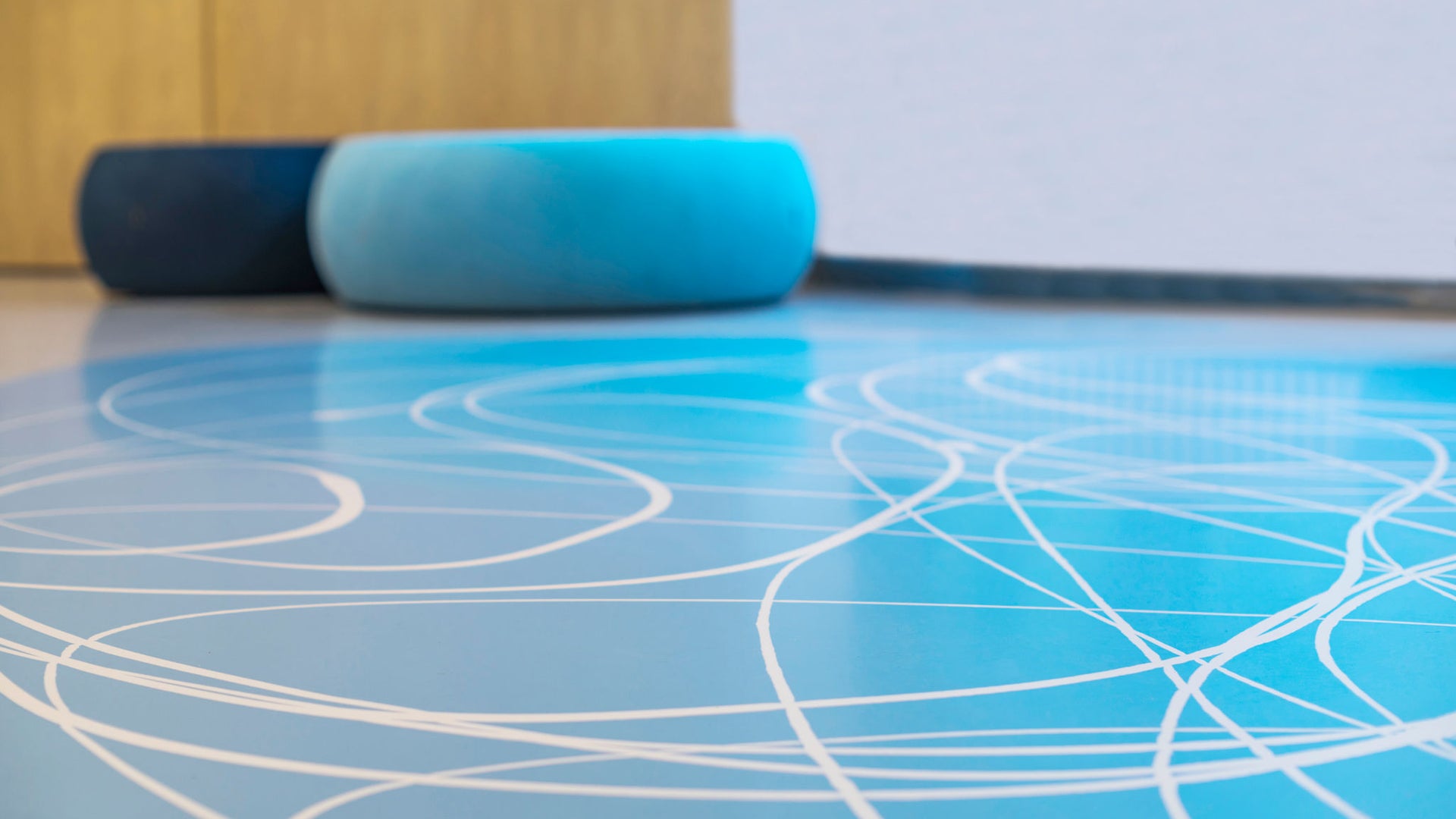 Decorative floor at Medicus clinic in Wrocław
