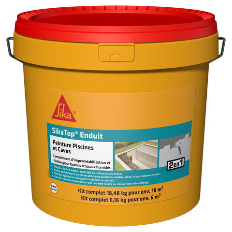 SikaTop® Enduit Peinture-Piscine et cave