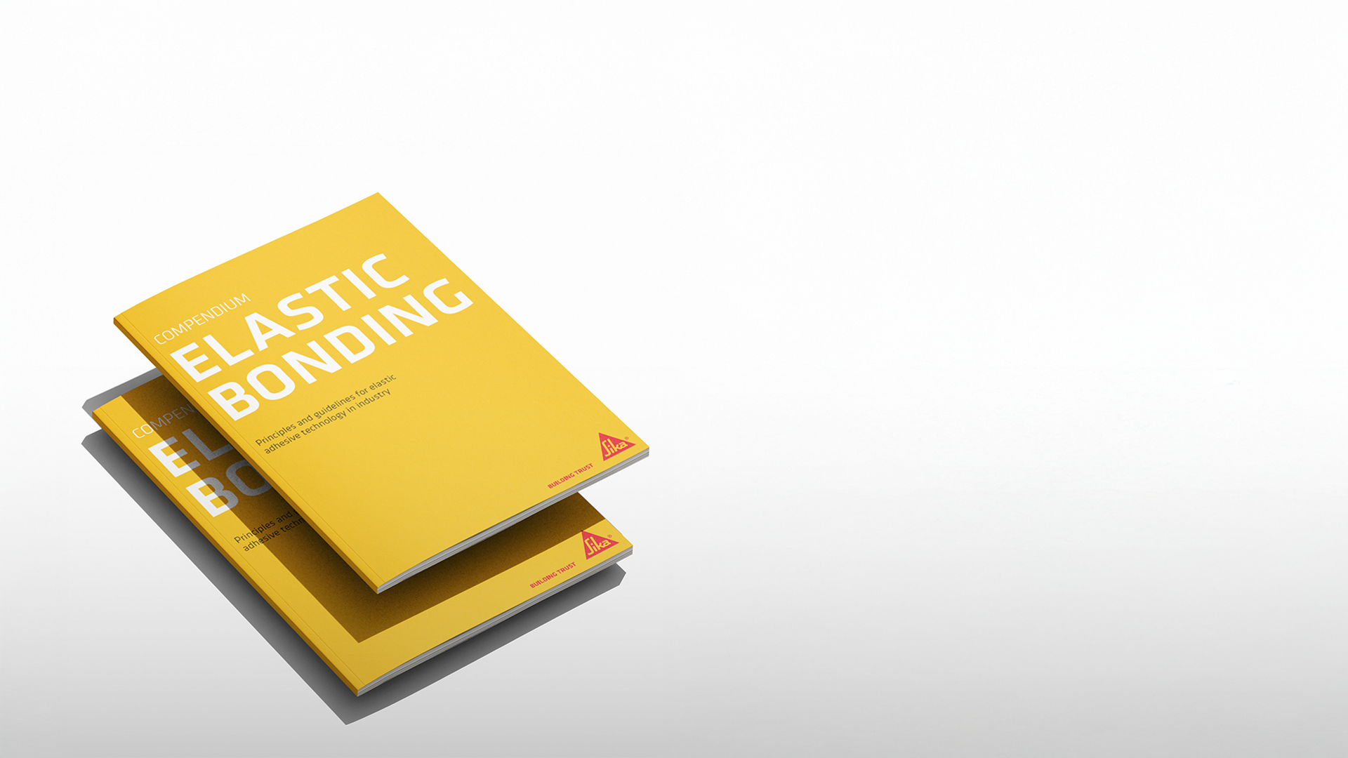 Stack of yellow books