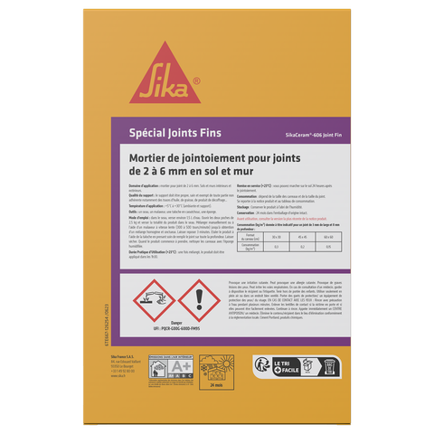 SikaCeram®-606 Joint Fin Mur et Sol
