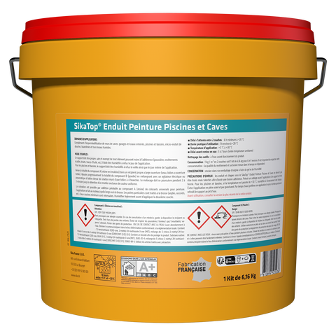 SikaTop® Enduit Peinture-Piscine et cave