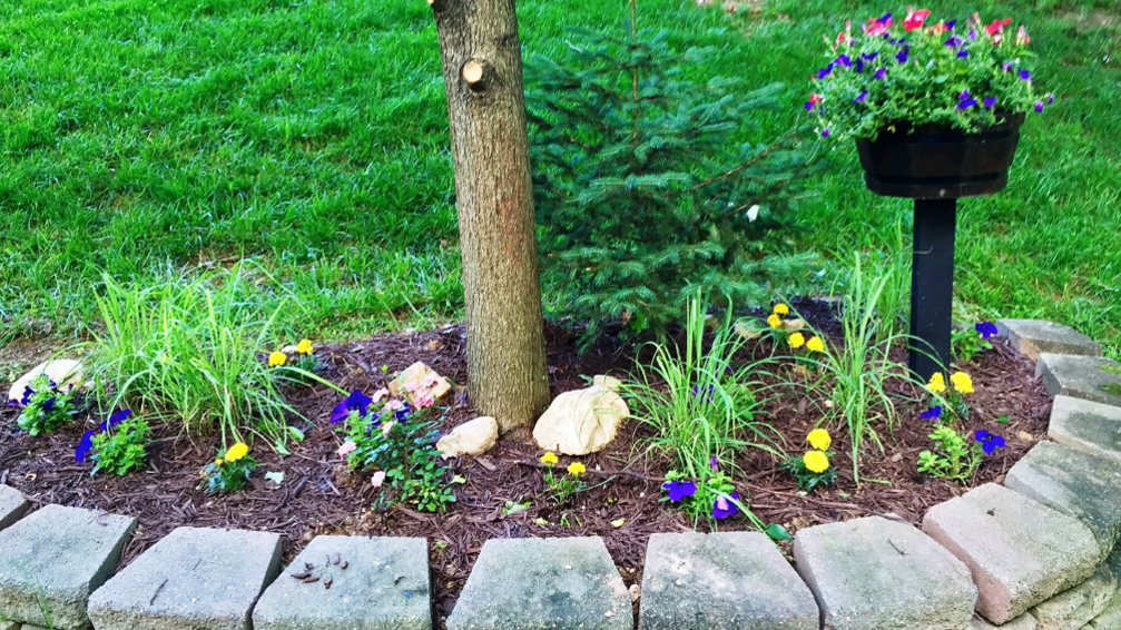 DIY Sika PostFix Garden Planter Post Completed Project