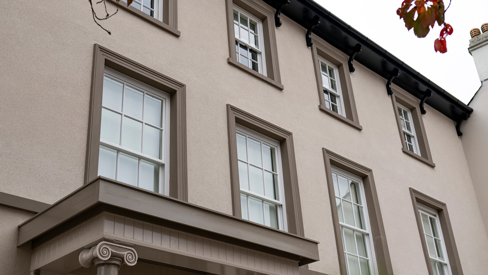 Grade II listed property in Wales completed with Sika Lime Render