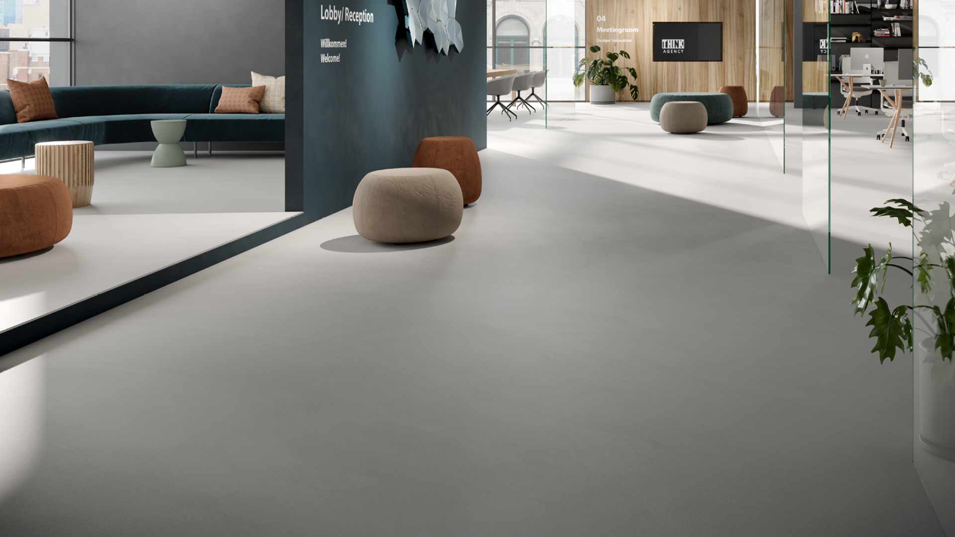 Floor with Sikacomfortfloor mineralfx system