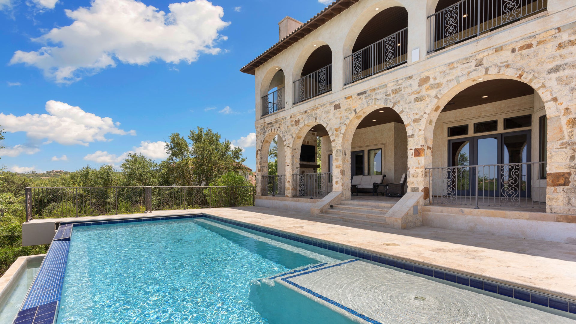 luxury swimming pool