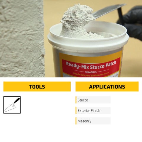 Sikacryl® Ready-Mix Stucco Patch