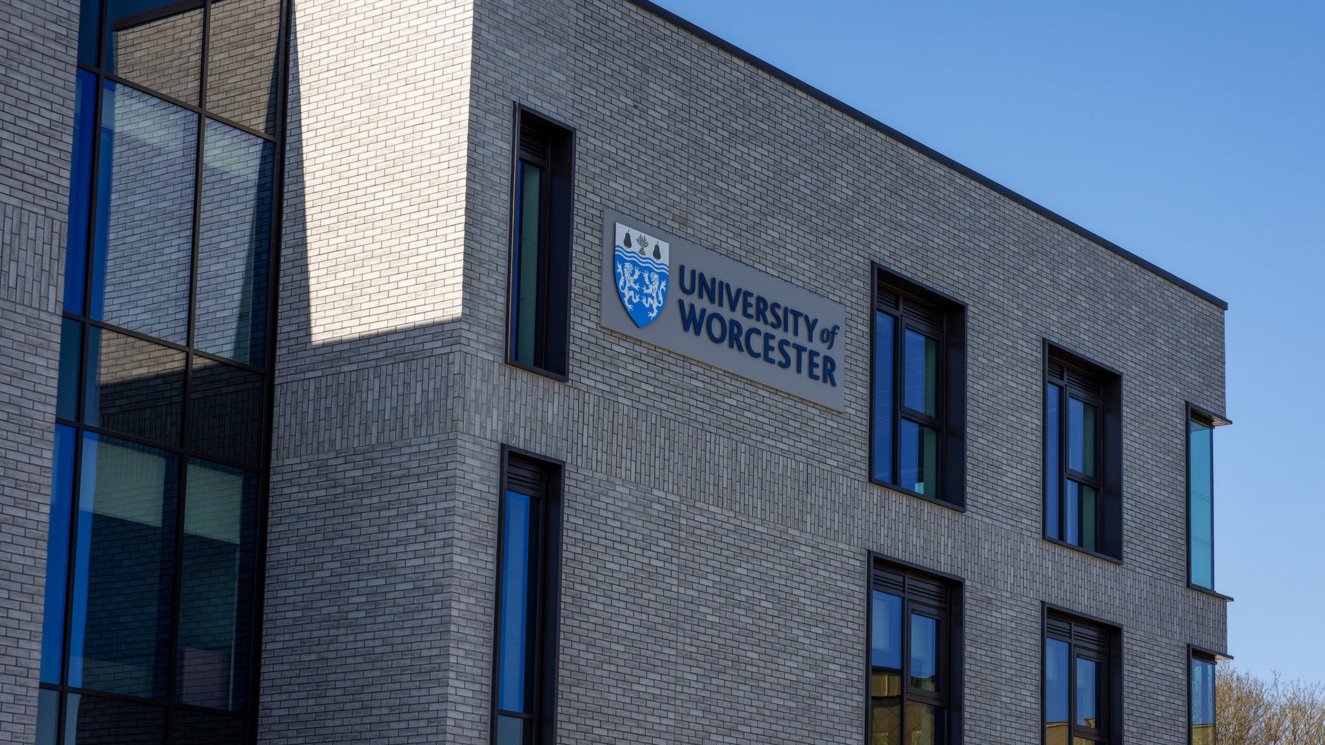 University of Worcester modern building exterior