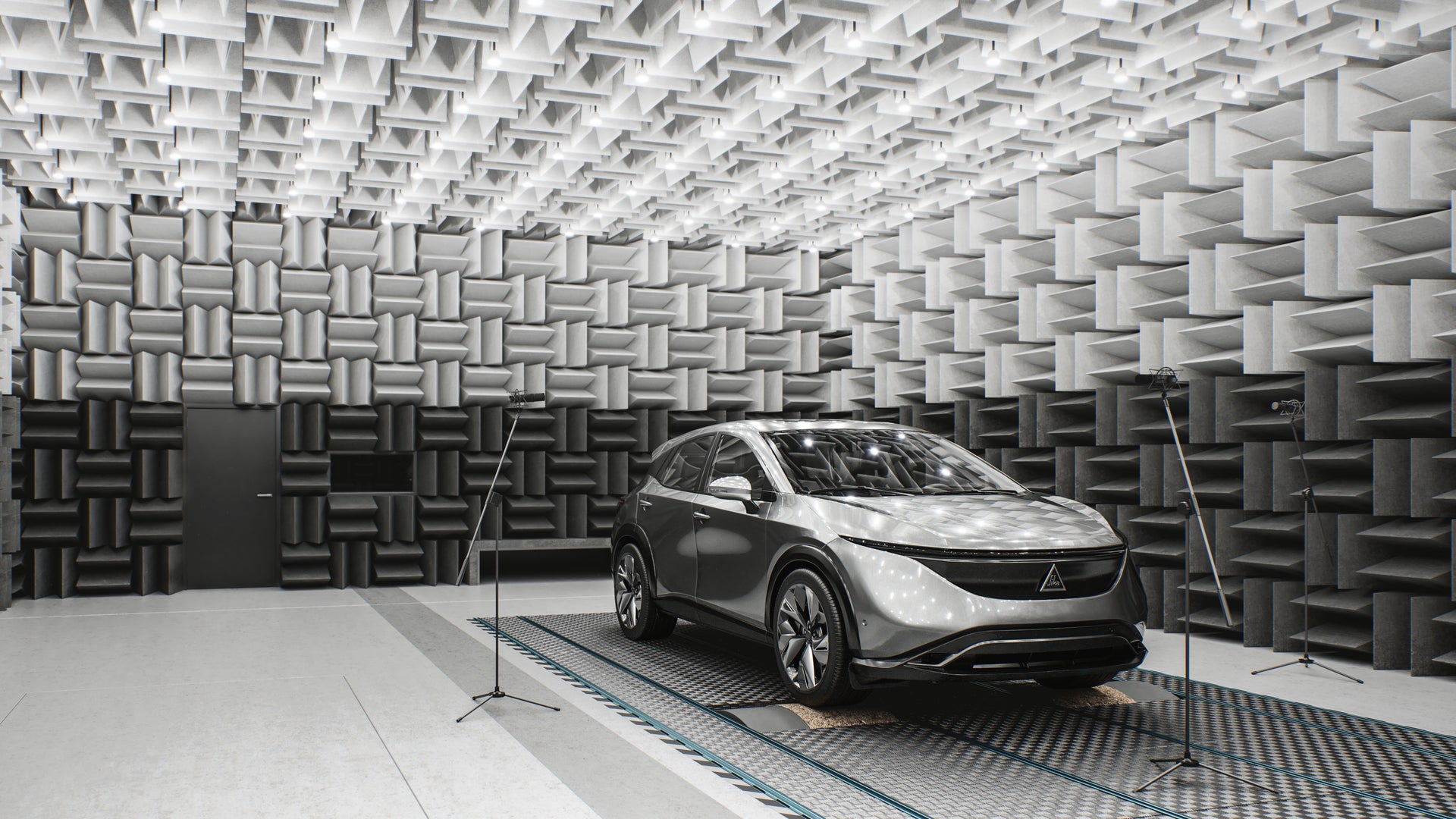 Automotive acoustic sound chamber