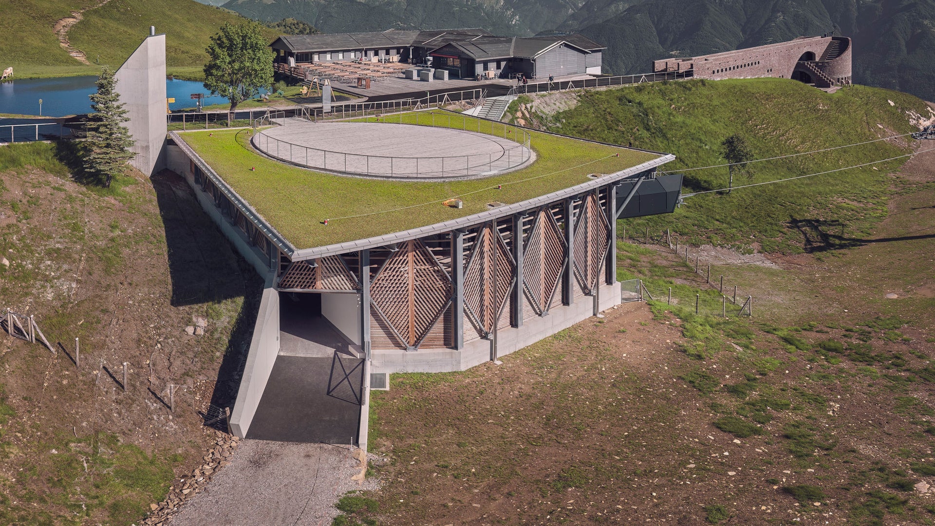 Aussenansicht Seilbahnstation