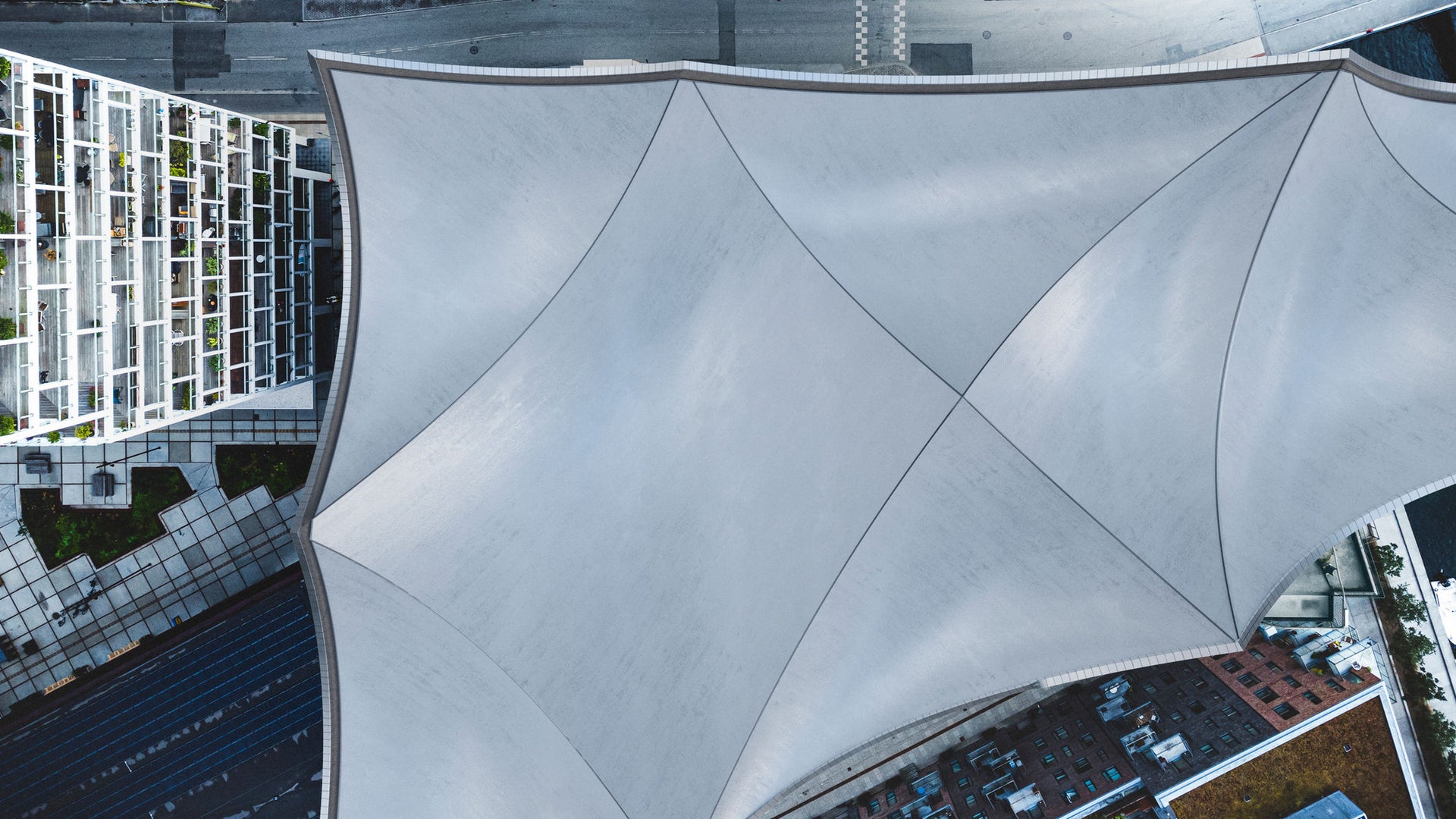 Cityscape of Laders Roof in Copenhagen