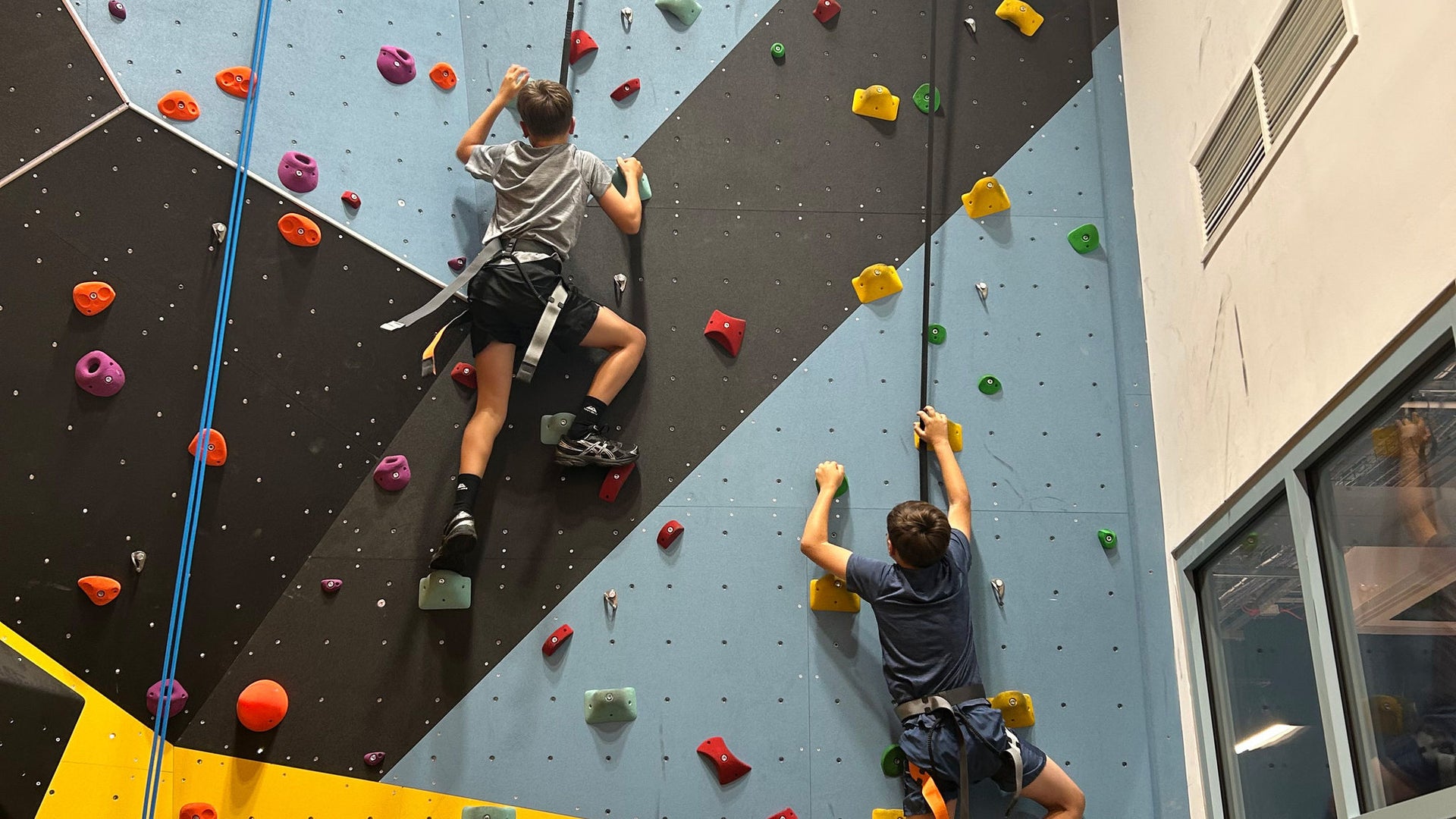 Climbing Wall at Vault Youth Zone